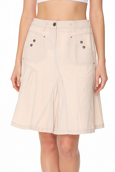  Sukně áčková Fleecová Béžová Esprit Second Hand Vel. 30/31