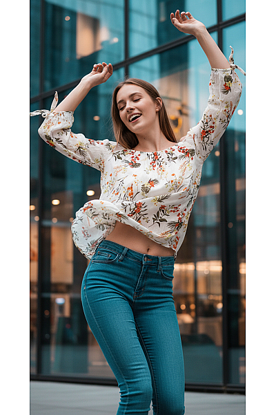 Vzorovaná  Halenka Barevná S.OLIVER Vel. 36