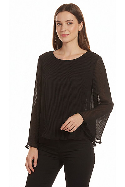  Halenka Jednobarevná Černá ZARA Second Hand Vel. S