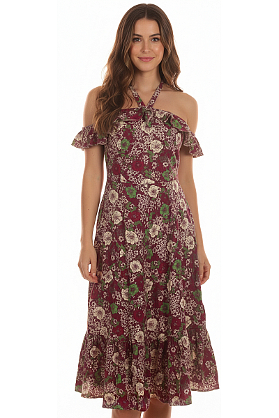LAURA ASHLEY Šaty Barevné Second Hand