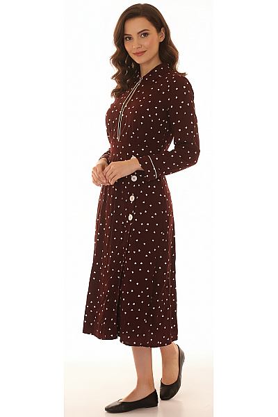 Košilové  Šaty Hnědé Topshop Vel.  32