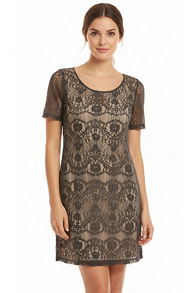 Šaty Šedé Topshop Second Hand Vel. 38