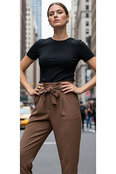 Dámské Kalhoty Khaki ONLY Vel.  38