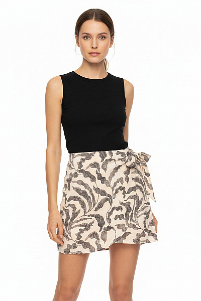 Balonová  Sukně Černobílá SOAKED Vel. S