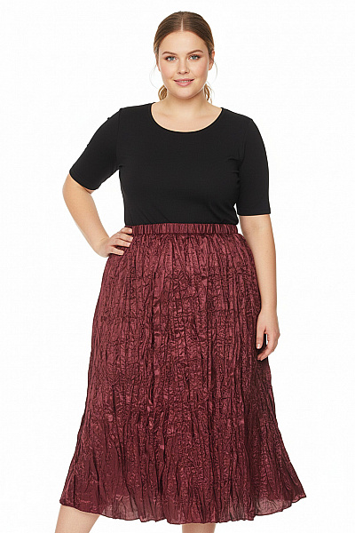 Sukně Vínová Ulla Popken Vel. 56/58