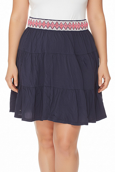 S.OLIVER  Sukně áčková Modrá Vel. 36/38