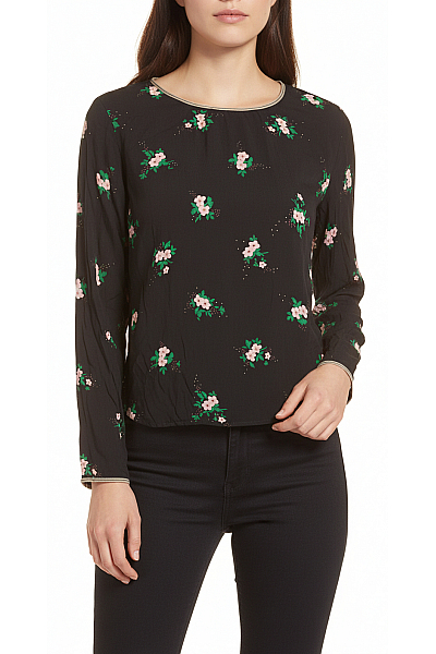 Vzorovaná  Halenka Černá Marc O´Polo Second Hand Vel. 38