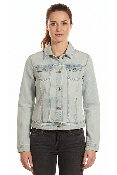 Dámská Bunda Modrá ZARA Second Hand Vel. S