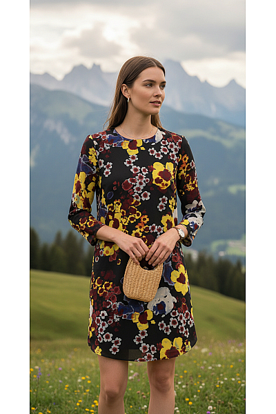 Šaty Barevné Topshop Second Hand Vel. 38