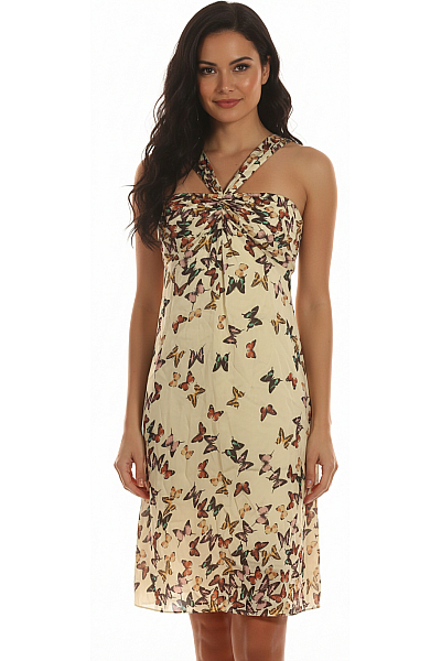  Šaty S Ramínky Bílé Ted Baker Second Hand