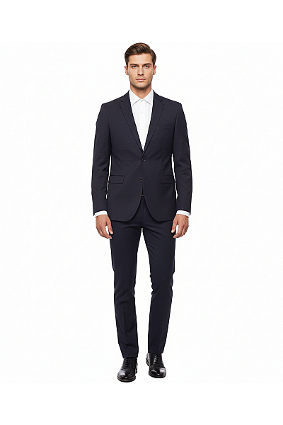 JACK & JONES Společenské Pánské Sako Modré Vel. 52