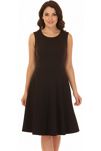 Tričkové  Šaty Černé Topshop Second Hand Vel.  38