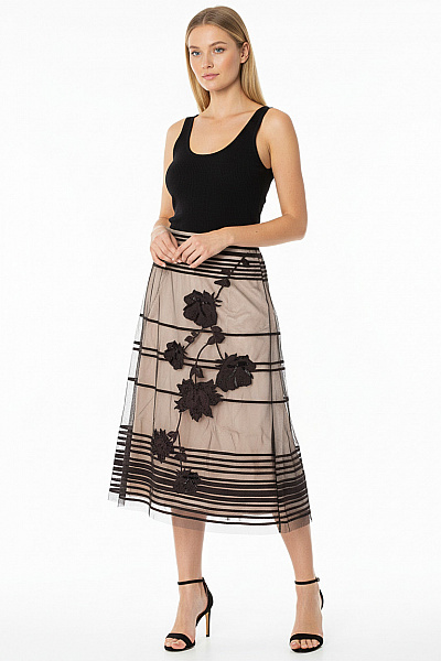 Coast Dlouhá  Sukně Černá Second Hand