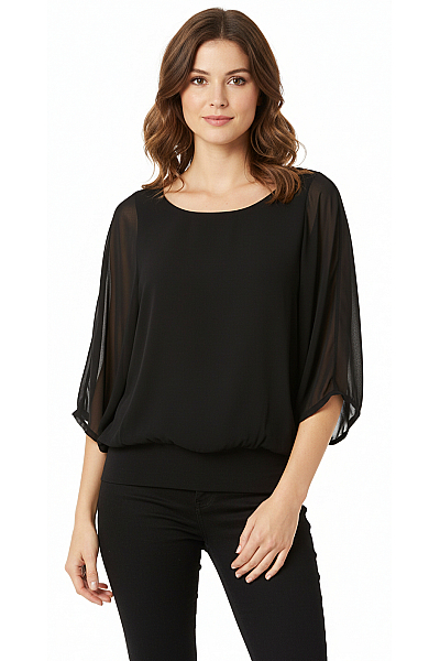 Esprit Společenská  Halenka Černá Second Hand