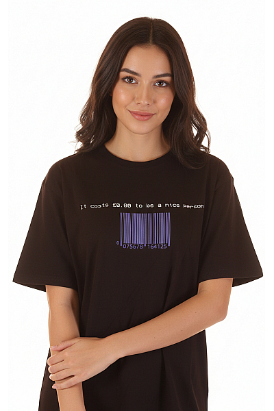 Tričkové  Šaty Černé Missguided Vel.  38