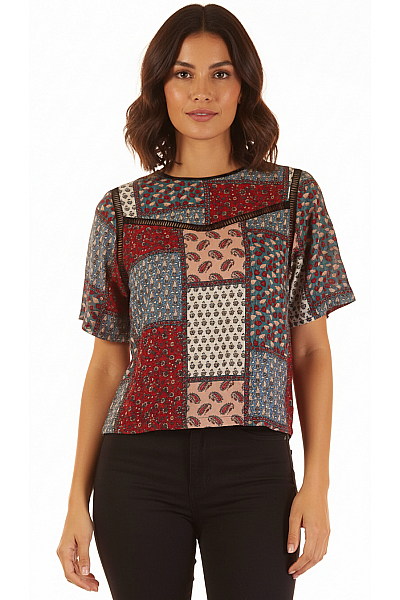 Dámské Tričko Barevný Topshop Vel.  34