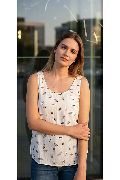 Halenka Bílá ONLY Second Hand Vel. 38