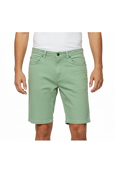 Riflové Pánské Kraťasy Zelené PULL&BEAR Vel.  44