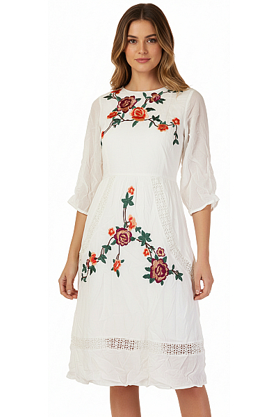 Asos Šaty Bílé Vel. 34
