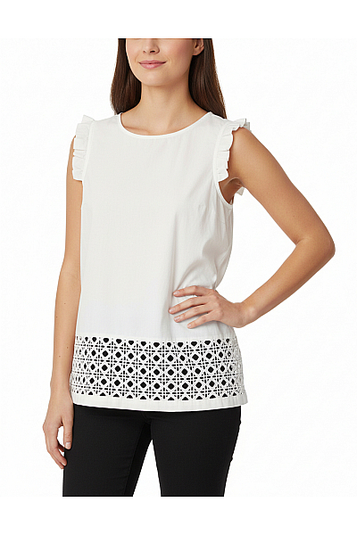  Halenka Jednobarevná Bílá ZARA Second Hand Vel. XS