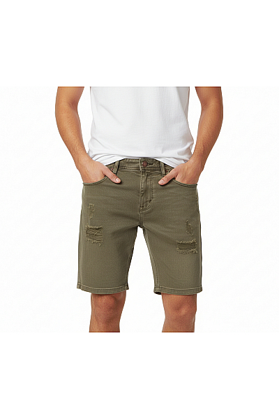 PULL&BEAR Pánské Kraťasy Zelené Second Hand Vel.  40