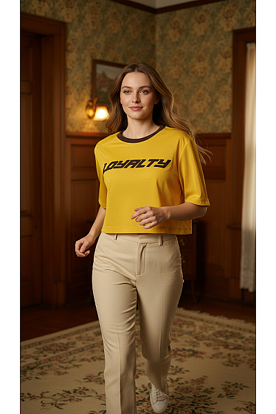 Coolcat Dámské Top Žlutý Vel. S