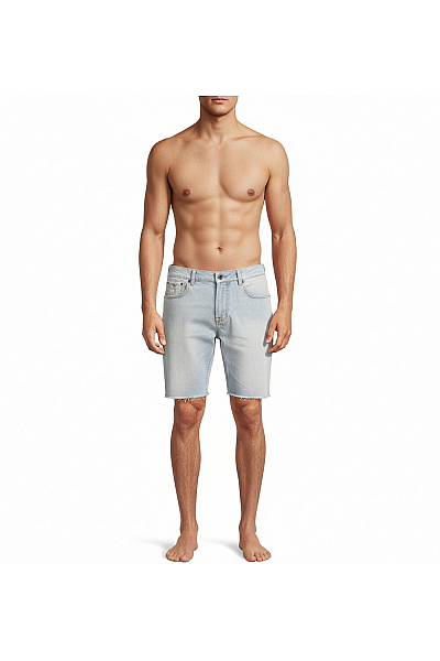 PULL&BEAR Riflové Pánské Kraťasy Modré Vel.  42