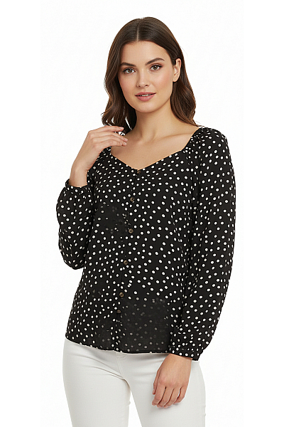 Dorothy Perkins Halenka Černobílá Second Hand Vel. 34