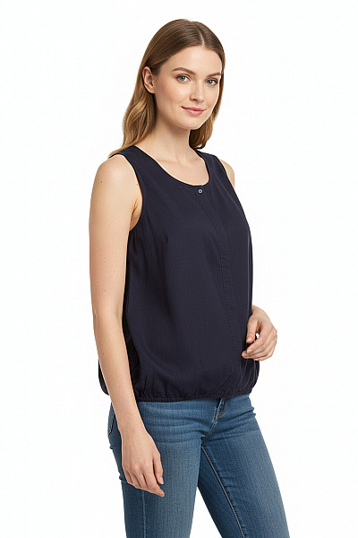  Halenka Jednobarevná Modrá CECIL Vel. M