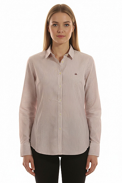 BENETTON Vzorovaná Dámská Košile Fialová Vel. L