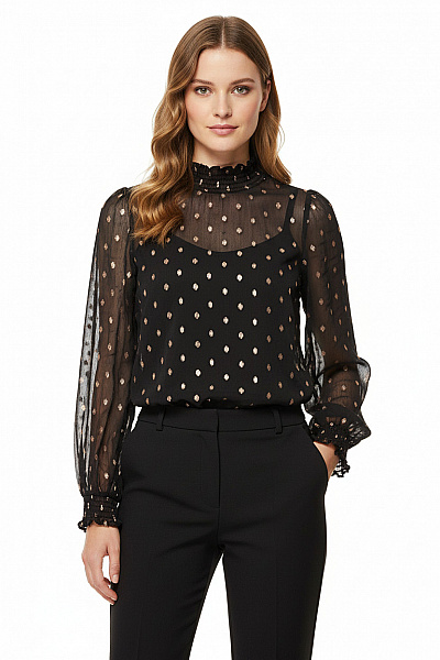 ONLY Společenská  Halenka Černá Vel. S