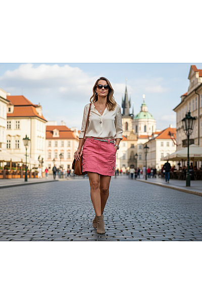 Esprit Sukně Růžová Vel. 38