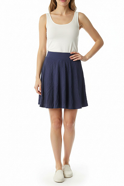  Sukně áčková Modrá Esprit