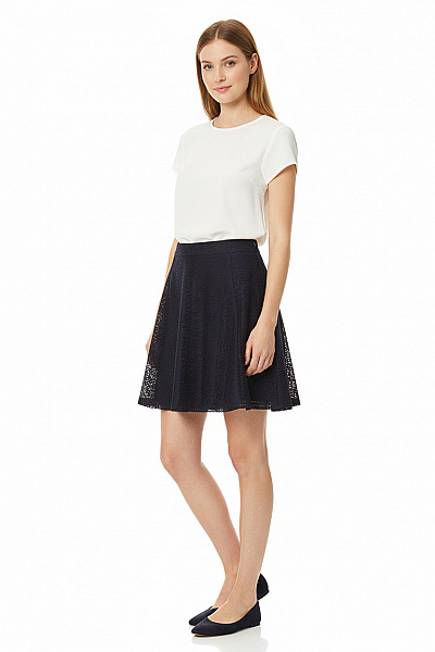  Sukně áčková Modrá ZARA Vel.  M