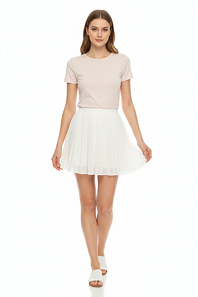 Esprit Plisováná  Sukně Bílá