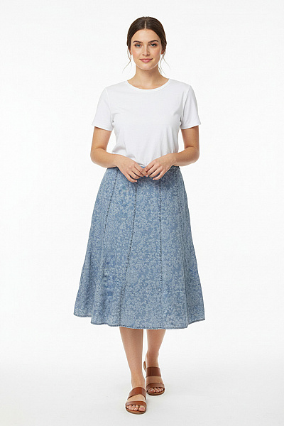 Džínová  Sukně Modrá Marks & Spencer Second Hand