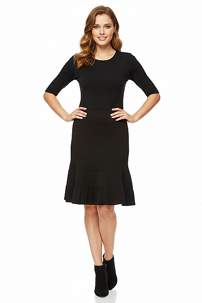 MANGO Sukně Černá Vel. M