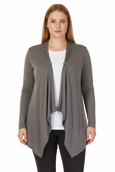 Marc Lauge Dámský Cardigan Šedý Vel. XXL