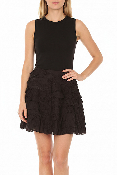 Warehouse  Sukně áčková Černá Second Hand Vel. 40