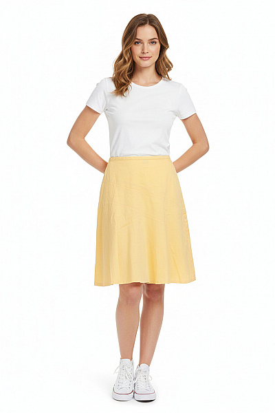  Sukně áčková Žlutá Gap