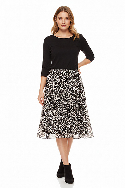 Marks & Spencer Sukně Černobílá