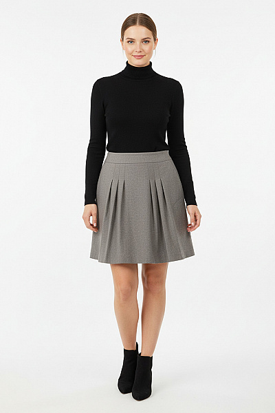  Sukně áčková Šedá Esprit