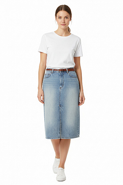 Esprit Džínová  Sukně Modrá Vel. 38