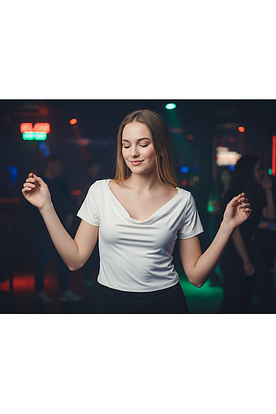PULL&BEAR Dámské Top Bílý Vel.  S