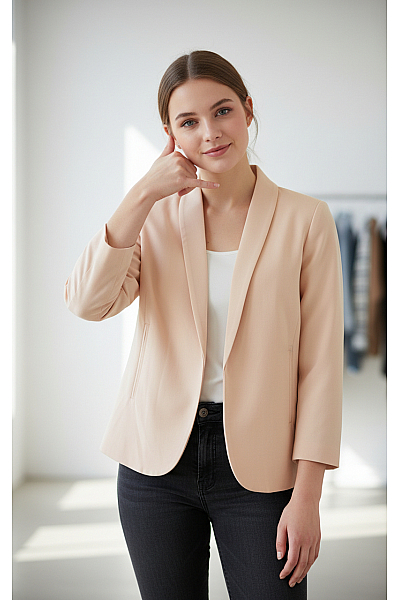 Asos Letní Dámské Sako Růžové Vel. 36