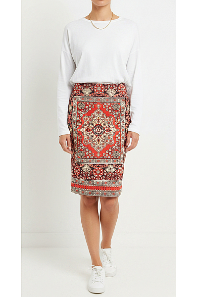 Dlouhá  Sukně Barevná Topshop Vel. 36
