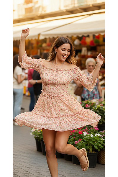 Šaty Růžové Missguided Vel. 36