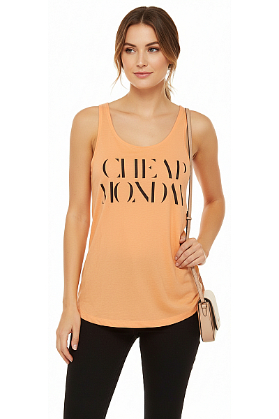 Dámské Tílko Oranžové CHEAP MONDAY Vel. XS
