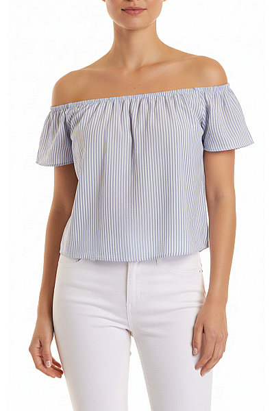 ZARA Dámské Top Modrý Second Hand Vel.  XS