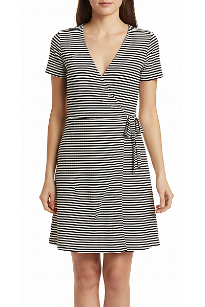 Topshop Páskové  Šaty Černobílé Vel.  34